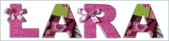 Namensbuchstaben Lara